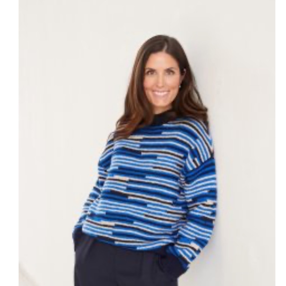 Closed Blue Print Cardigan Size S
